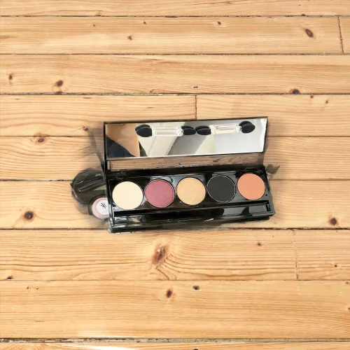 Cleopatra 5 PC Eye Shadow Pallet Shiny Black