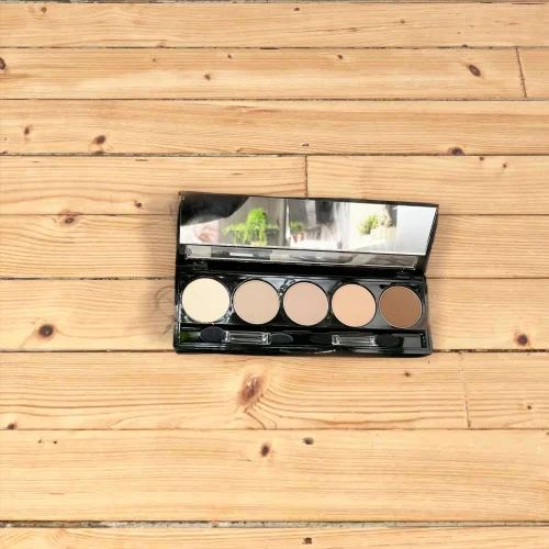 In The Buff 5PC Eye Shadow Pallet Shiny Black Vegan