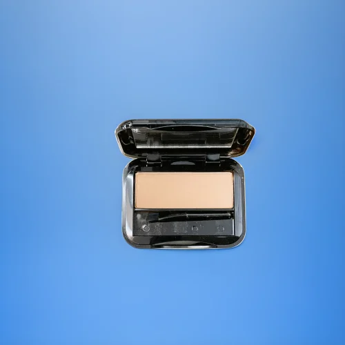 Light Brown Brush-A-Brow Shiny Black Mirrored Compact Vegan